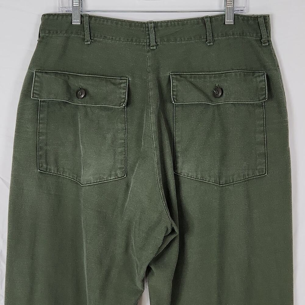 Vintage Military Cotton Trousers Tag Size 36 - Picture 6 of 12